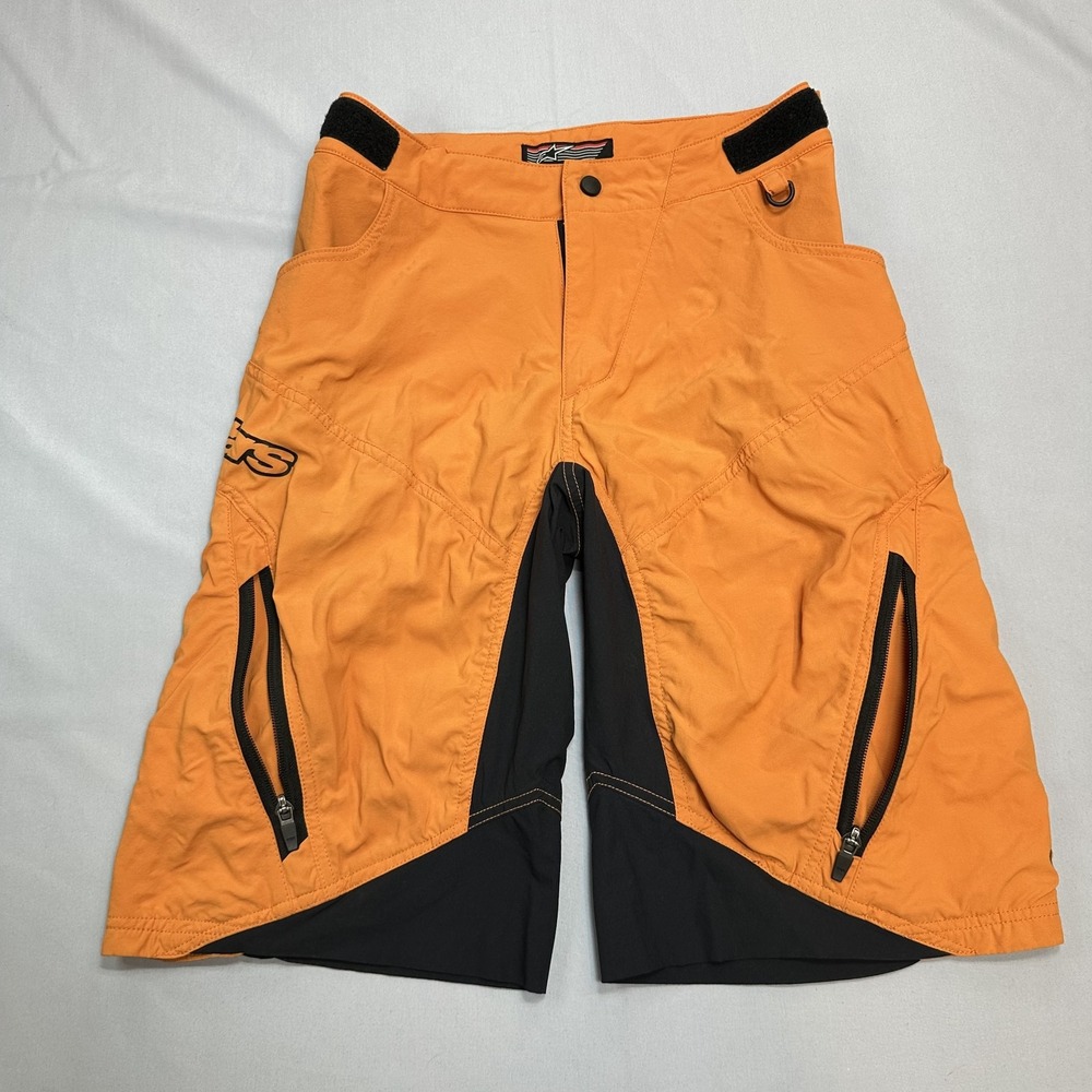 Alpinestars Northshore Shorts Mens Orange Black 28 MTB Cargo Mountain Bike Trail